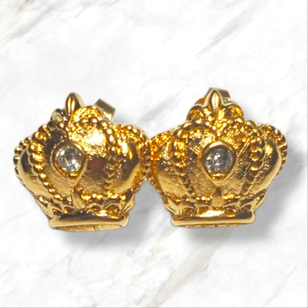 Regal Crown Earrings